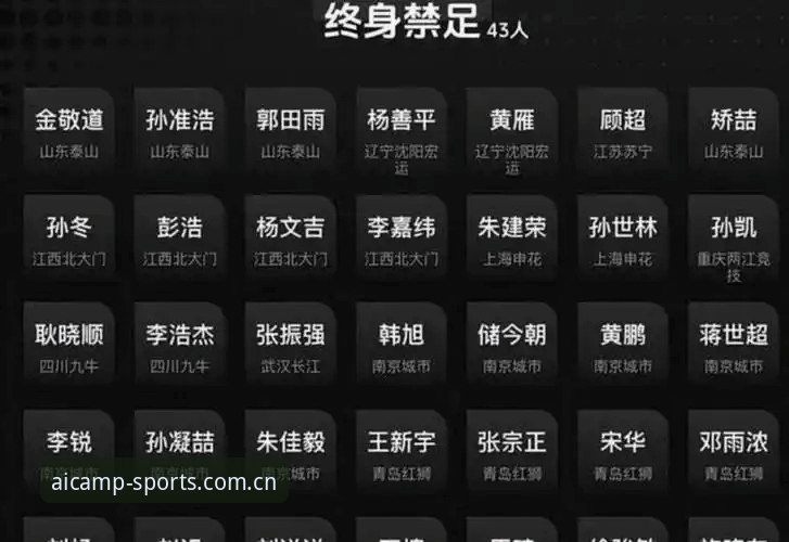 爱游戏体育平台入口安全吗 资深用户分享足协第三批禁足名单深度解读,这些操作细节值得细品
